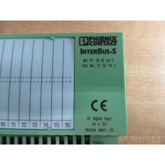 Phoenix Contact IBS RT 24 DI 32-T Input Module 27-52-74-1 - Used