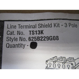Cutler Hammer 625B229G08 Line Terminal Shield Kit (Pack of 8) - Used