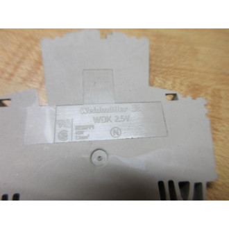 Weidmuller WDK 2.5 Terminal Block 1021500000 (Pack of 55) - Used