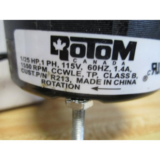 Rotom 06-R213 Rotom Electric Motor 06R213 - Used