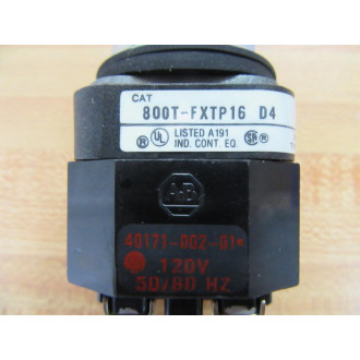 Allen Bradley 800T-FXTP16RD4 Push Pull Switch