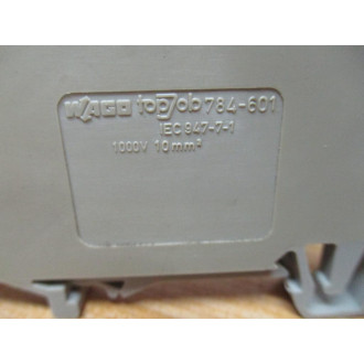 Wago 784-601 Feedthrough Terminal Block 784601 (Pack of 35) - Used