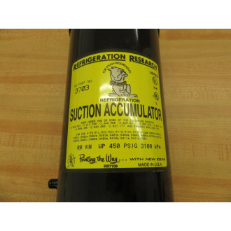 Refrigeration Research 3703 Suction Accumulator