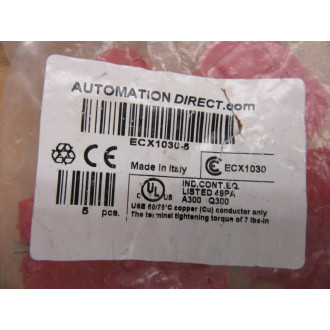 Automation Direct ECX-1030 Contact Block ECX1030 (Pack of 5)