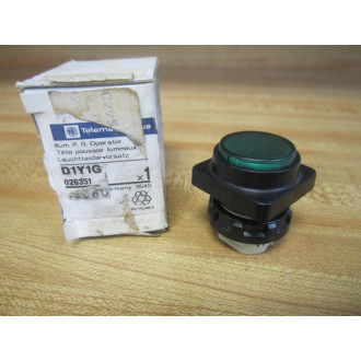 Telemecanique D1Y1G Green Button 026351
