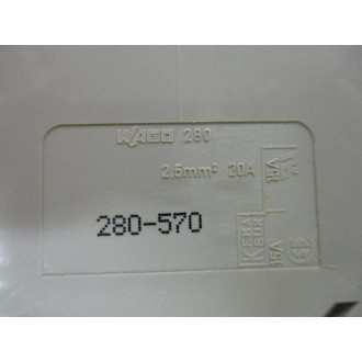 Wago 280-570 Sensor Terminal Block 280570 (Pack of 3) - New No Box