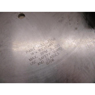 FS Tool L07350 Industrial Saw Blade 14"X.165"x1"x40T