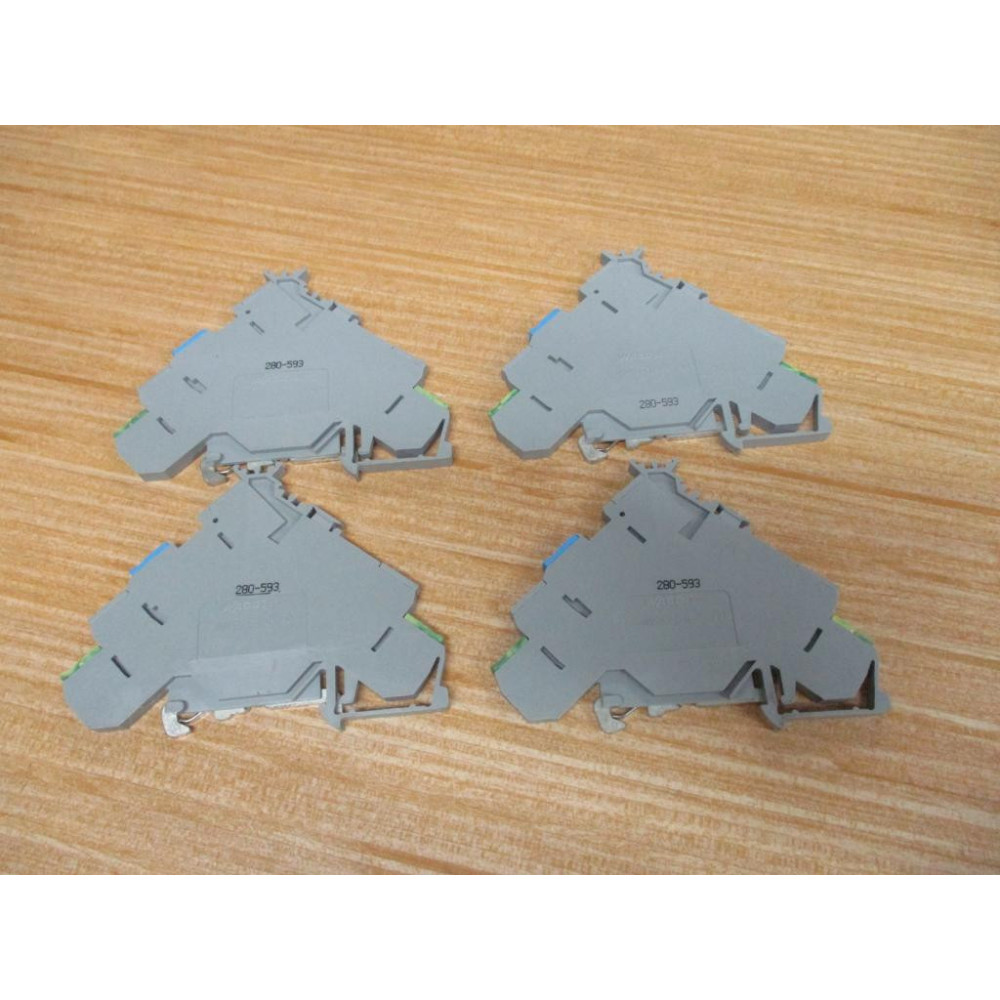 Wago 280-593 Actuator Supply Terminal Block 280593 (Pack of 4) - New No Box
