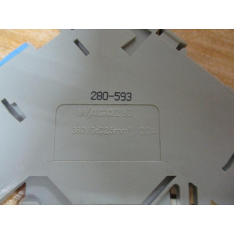 Wago 280-593 Actuator Supply Terminal Block 280593 (Pack of 4) - New No Box