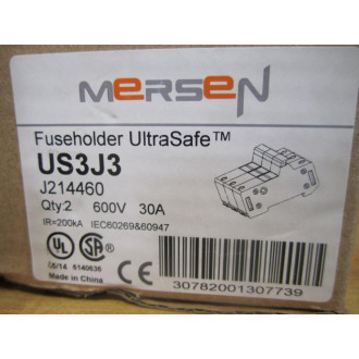 Ferraz  Shawmut US3J3 MERSEN 3P Ultra-Safe Fuse Holder J214460