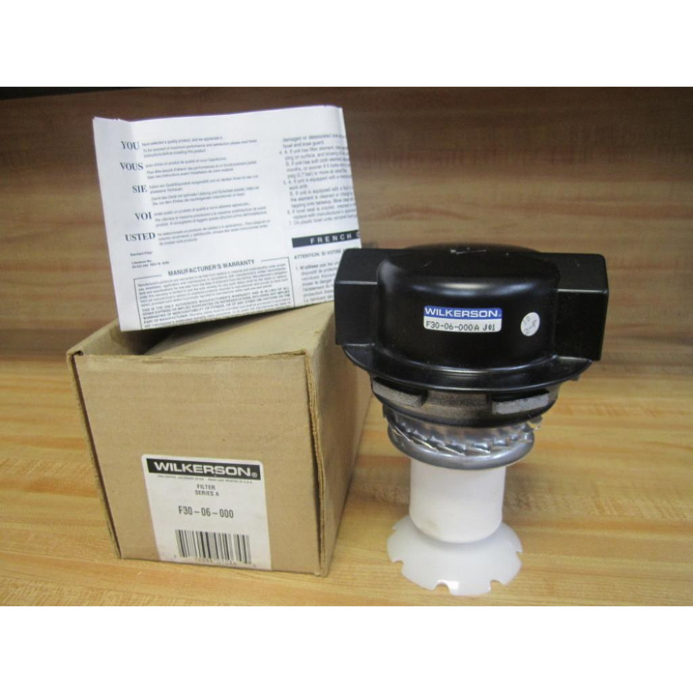 Wilkerson F30-06-000 Filter F3006000 WO Bowl