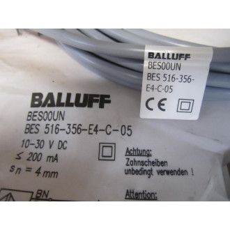 Balluff BES 516-356-E4-C05 Inductive Proximity Sensor BES00UN