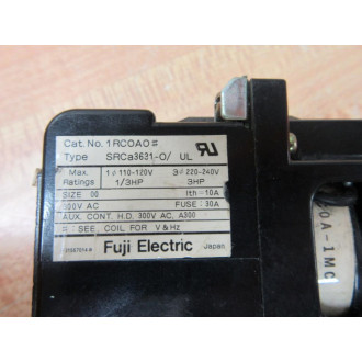 Fuji Electric 1RCOAO Contractor SRCA3631-0UL OUL 110110-120V - Used