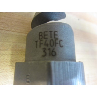 Bete TF40FC Spiral Nozzle Sprayer, 316 SS