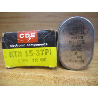 CDE KTN 15-37PI Oval Capacitor KTN1537PI