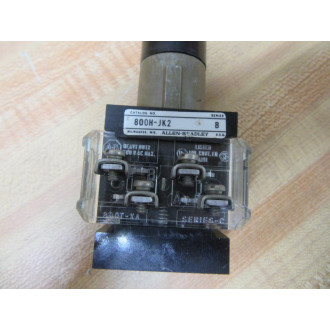 Allen Bradley 800H-JK2B Selector Switch 800HJK2B W(1) 800T-XA - New No Box