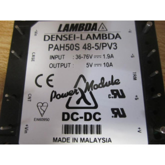 Lambda PAH50S 48-5PV3 DC-DC Power Module PAH50S485PV3