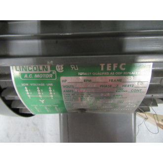 Lincoln 145T A.C. Motor  U1931015498 HP: 34 - New No Box
