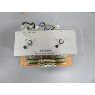 Herrmann HS 6 E-DB 6078 62A12 Transformer - New No Box