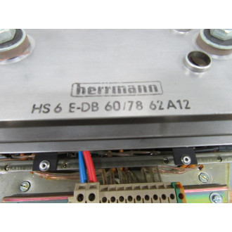Herrmann HS 6 E-DB 6078 62A12 Transformer - New No Box