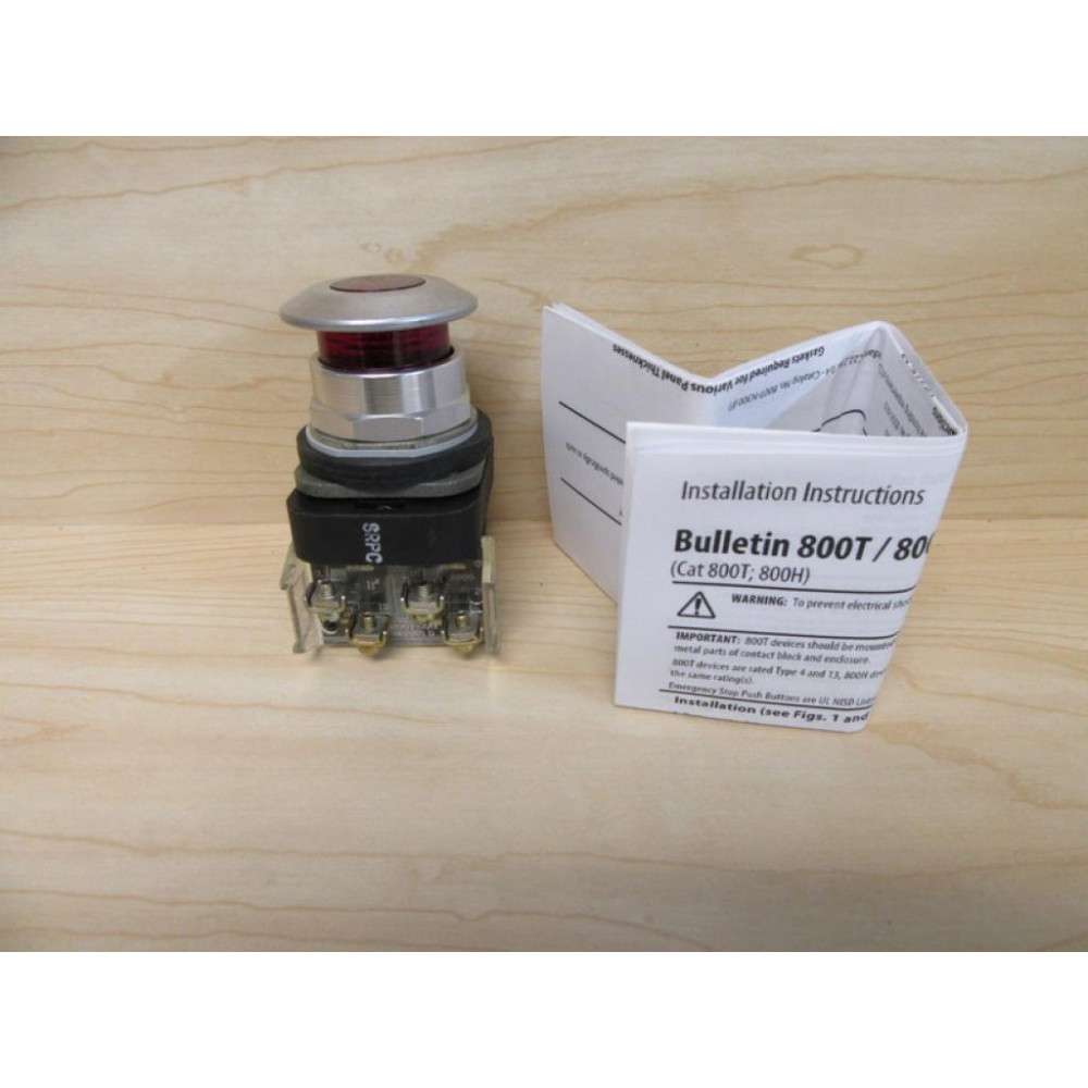Allen Bradley 800T-FXQ20 A1 Red Button 800T-FZQ20A1 - New No Box