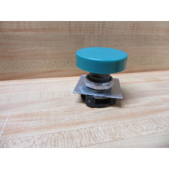 Honeywell  Micro Switch PTM11 Pushbutton W Green Head & Contact - Used