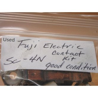 Fuji Electric SC-4N Magnetic Contactor SC-4N (80) Contact Kit Only - Used