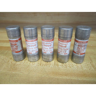Gould Shawmut Ferraz Trionic AJT15 Amptrap Fuse (Pack of 5) - New No Box