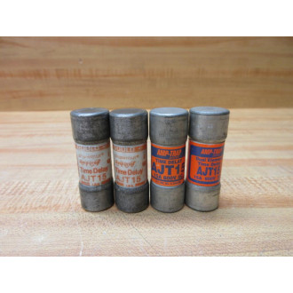 Gould Shawmut Ferraz Mersen AJT15 Amp-Trap Fuse (Pack of 4) - New No Box