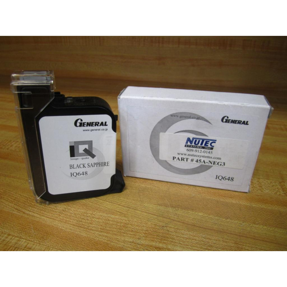 General 45A-NEG3 Nutec Ink Cartridge IQ648 Black Sapphire