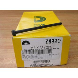 Holo-Krome 76215 Socket Head Cap Screw M6 X 110MM (Pack of 98)