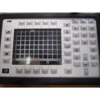 ABB 3HNE-00313-1 Pendant TPU2 Rev.1Case+HardwareScratched Screen - Used