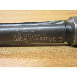 AME 25005S-075L Straight Flute Spade Drill 25005S075L - Used
