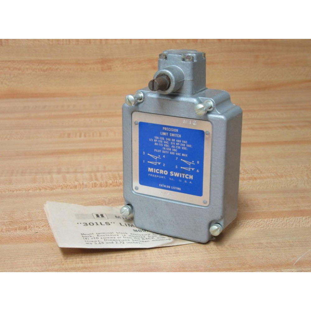 Micro Switch 301LS1 Limit Switch - New No Box