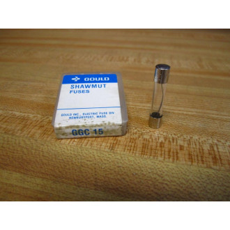 Gould Shawmut Ferraz Mersen GGC-15 Fuse GGC15 (Pack of 5)