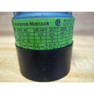 Moeller T2-1-64-262V-NA Rotary Switch T2164262VNA - Used