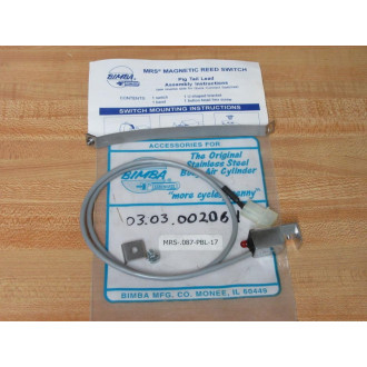 Bimba MRS-.087-PBL-17 Reed Switch MRS087PBL17