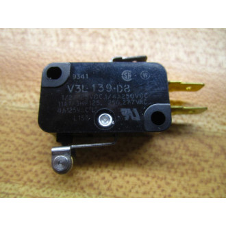 Micro Switch V3L-139-D8 Limit Switch wRoller V3L139D8 - New No Box
