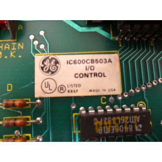 GEFanuc IC600CB503 IO Control Bd IC600CB503A - Used