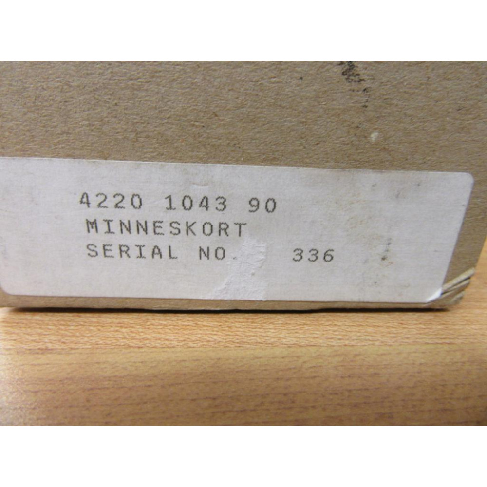 Atlas Copco 4220 1043 90 Minneskort 4220104390