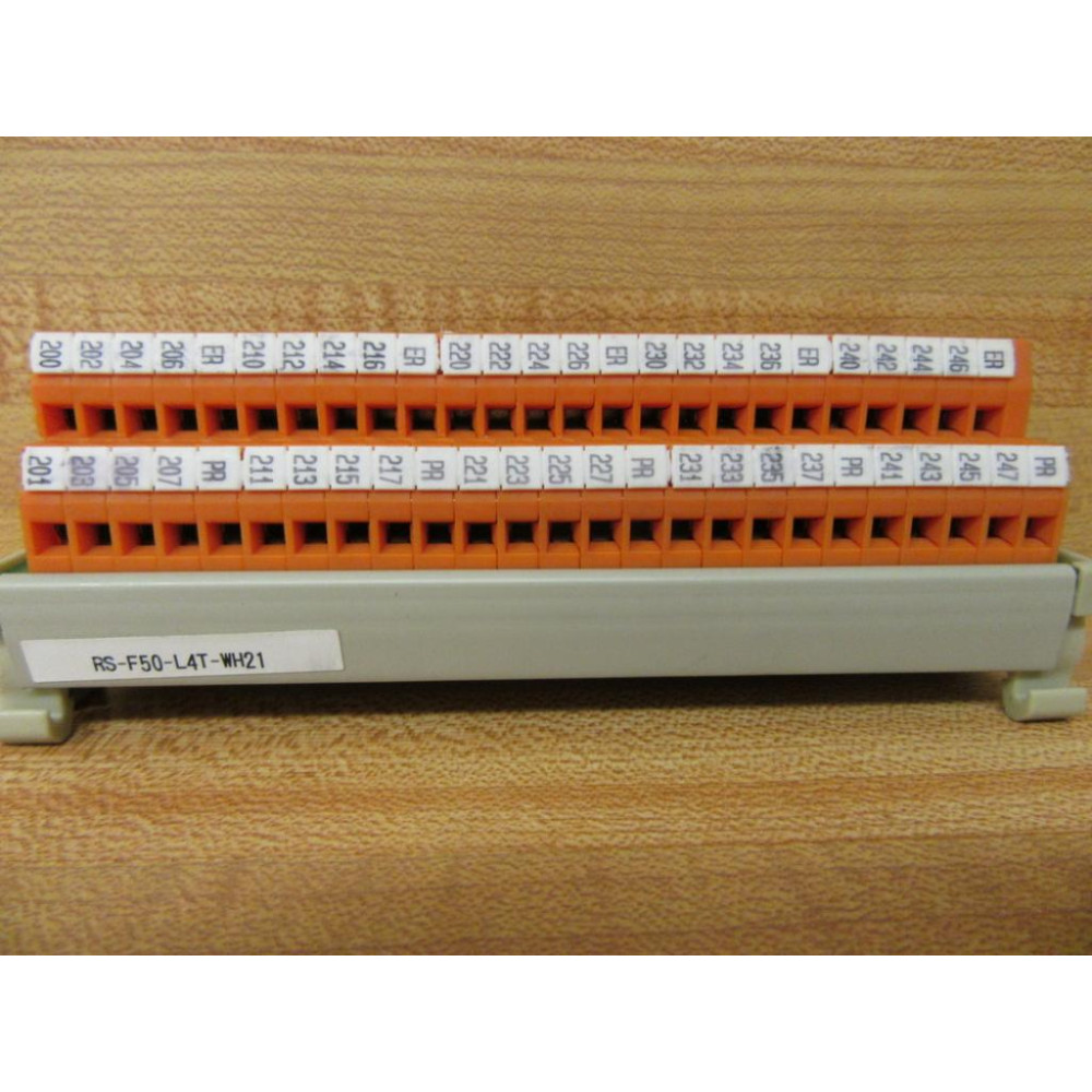 Weidmuller RS-F50-L4 Terminal Board RSF50L4 - New No Box