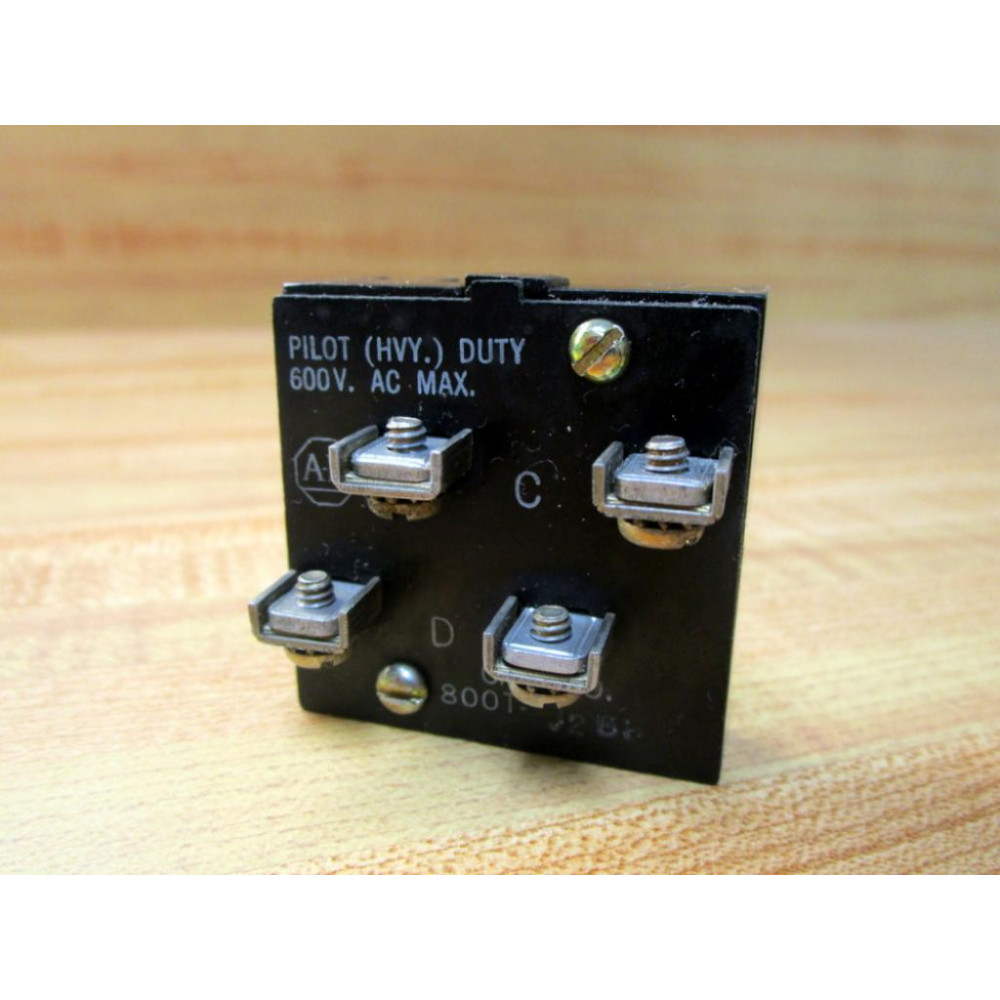 Allen Bradley 800T-J2B8 Contact Block 800TJ2B8 - Used