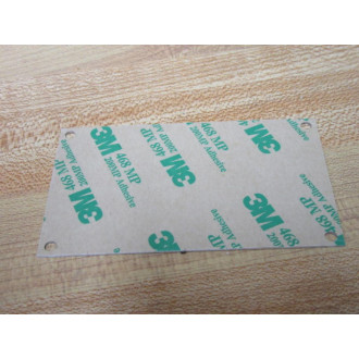 3M 9905-01-203-9994 Instruction Plate 1233910 (Pack of 23)