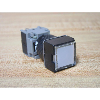 Fuji Electric AH165-SGF Illuminated Push Button AH165SGF White - New No Box