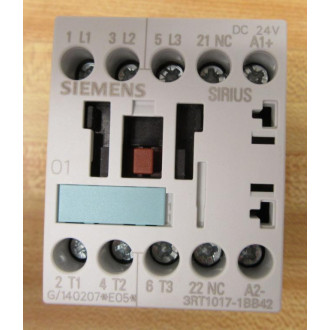 Siemens 3RT1017-1BB42 Contact Block 3RT10171BB42