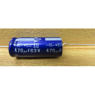 Matsushita SU Capacitor 470UF 63V (Pack of 6) - New No Box