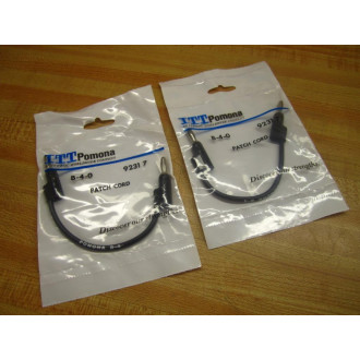 ITT Pomona B-4-0 Patch Cord 92317 (Pack of 2)