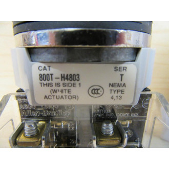 Allen Bradley 800T-H4803A Selector Switch - New No Box