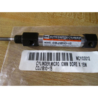 SMC CDJ1B10-15 Auto-Switch Cylinder CDJ1B1015