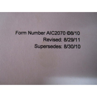 Anderson 2070-IZMAG IZMAG Flow Meter Manual - Used